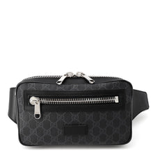 将图像加载到图库查看器中，GUCCI GG Supreme Crossbody Bag Black474293 GG Supreme Leather
