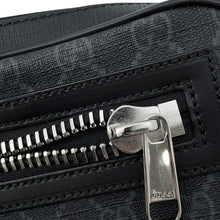 将图像加载到图库查看器中，GUCCI GG Supreme Crossbody Bag Black474293 GG Supreme Leather

