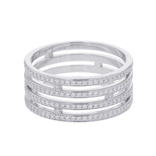 Load image into Gallery viewer, HERMES Wedding Ring Ariane GM Size GM/54/#14 18K White Gold
