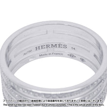 Load image into Gallery viewer, HERMES Wedding Ring Ariane GM Size GM/54/#14 18K White Gold
