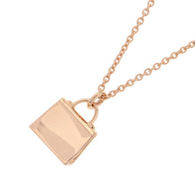 Load image into Gallery viewer, HERMES Amulette Kelly Necklace 18K Pink Gold
