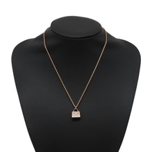 Load image into Gallery viewer, HERMES Amulette Kelly Necklace 18K Pink Gold
