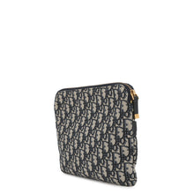 将图像加载到图库查看器中，Dior Travel Kit Oblique Jacquard Navy/BeigeS5476CTZQ_M928 Canvas Leather
