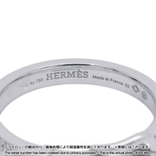 Load image into Gallery viewer, HERMES Etrivière Ring Size PM/53/#13 18K White Gold
