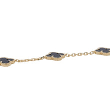 将图像加载到图库查看器中，Van Cleef &amp; Arpels Vintage Alhambra Bracelet 5 motifsVCARA41300 18K Yellow Gold
