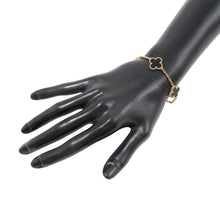 将图像加载到图库查看器中，Van Cleef &amp; Arpels Vintage Alhambra Bracelet 5 motifsVCARA41300 18K Yellow Gold
