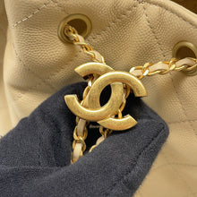 将图像加载到图库查看器中，CHANEL CHANEL25 ChainShoulder Bag BeigeAS5293 Caviar Leather Size Small
