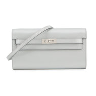HERMES Kelly Long Togo Argent Chevre Shamqila
