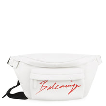 将图像加载到图库查看器中，BALENCIAGA Everyday Waist Bag White5523751ED3N9000 Leather
