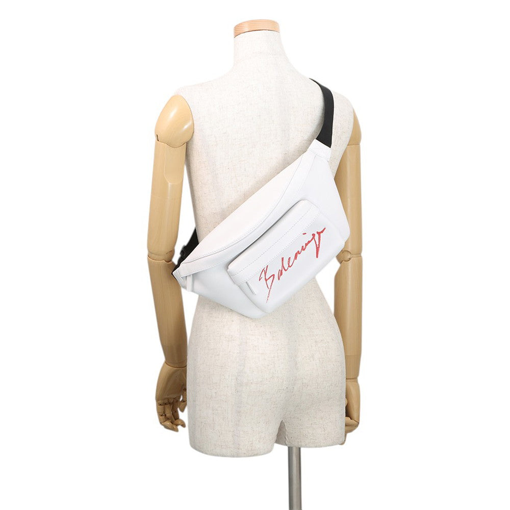 BALENCIAGA Everyday Waist Bag White5523751ED3N9000 Leather
