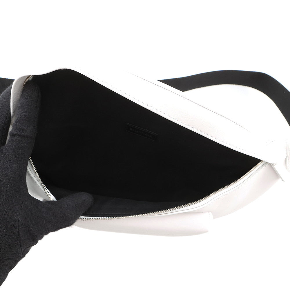 BALENCIAGA ホワイト ボディバッグ ファニーパック ウエストポーチ BALENCIAGA Everyday Waist Bag White5523751ED3N9000 Leather