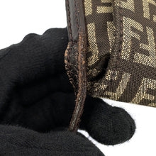 Load image into Gallery viewer, FENDI Zucchino Mamma Bucket Shoulder Bag Beige/Brown8BT075JQ4 Canvas Leather
