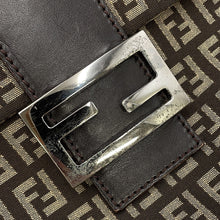 Load image into Gallery viewer, FENDI Zucchino Mamma Bucket Shoulder Bag Beige/Brown8BT075JQ4 Canvas Leather
