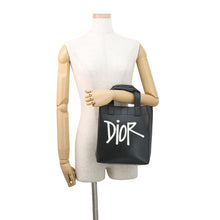 Load image into Gallery viewer, Dior DIOR AND SHAWN D-DIOR 2WAY Mini Tote Bag (Stüssy Collaboration) Black1DOSH152YZI_H10E Leather

