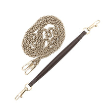 Load image into Gallery viewer, Valentino Garavani V-Sling Logo Chain Shoulder Bag Beige/Brown/Black2W0B0L97JSQ Canvas Leather
