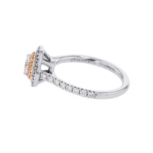 将图像加载到图库查看器中，TIFFANY&amp;Co. Soleste Engagement Ring Diamond x Pink Diamond Size No. 9 Pt950 K18YG
