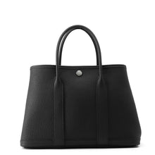 Load image into Gallery viewer, HERMES Garden Party Black Negonda Leather Size TPM
