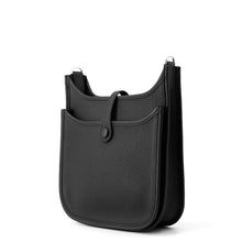 将图像加载到图库查看器中，HERMES Evelyne3 Black Taurillon Clemence Size 23
