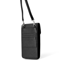 将图像加载到图库查看器中，BALENCIAGA Cash Phone Card Holder Black640536 Leather
