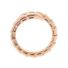 Load image into Gallery viewer, BVLGARI Serpenti Viper Ring Size XL (Approximately size 17-19)362140 18K Pink Gold
