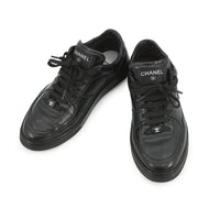 CHANEL Sneakers BlackG46733 Calf Leather Size 38