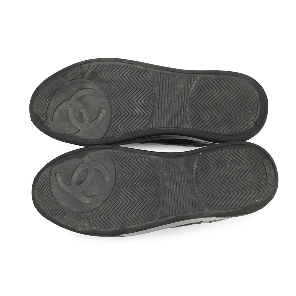 CHANEL Sneakers BlackG46733 Calf Leather Size 38– GALLERY RARE
