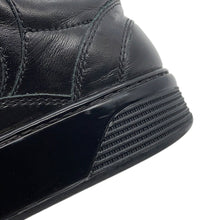 将图像加载到图库查看器中，CHANEL Sneakers BlackG46733 Calf Leather Size 38
