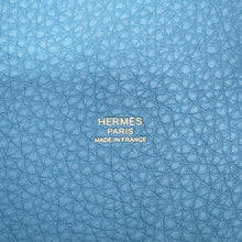 Load image into Gallery viewer, HERMES Picotin Lock New Blue Jean Taurillon Clemence Size PM
