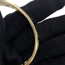 将图像加载到图库查看器中，CHANEL CC Logo Bangle Gold Plated
