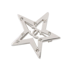 Load image into Gallery viewer, CHANEL Brooch Star Rhinestone Metal Rhinestone
