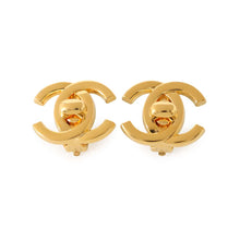 Load image into Gallery viewer, CHANEL Earring CC Logo Gold Plated
