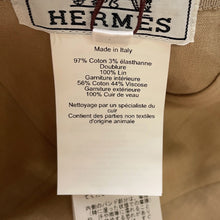 将图像加载到图库查看器中，HERMES Cap Miles Size 61 Kraft 97% Polyurethane3%
