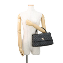 将图像加载到图库查看器中，CHANEL Coco handle BlackA92991 Caviar Leather Size 29

