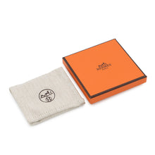 将图像加载到图库查看器中，HERMES Olymp Bracelet Size T2 Black Box Calf Leather Metal
