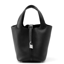 Load image into Gallery viewer, HERMES Picotin Lock Black Taurillon Clemence Size PM
