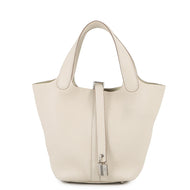 HERMES Picotin Lock Craie Taurillon Clemence Size PM