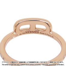 将图像加载到图库查看器中，HERMES Link de HERMES Ring Size 50/#10 18K Pink Gold

