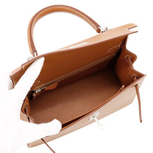 Load image into Gallery viewer, HERMES Kelly Sellier Gold Veau Madame Size 25
