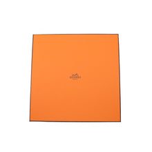 Load image into Gallery viewer, HERMES Carre Le Pommier Sellier Size 90 White/Black Silk100%
