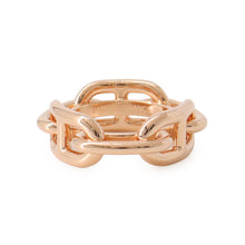 将图像加载到图库查看器中，HERMES Legato Chaine d'Ancre Scarf Ring Gold Plated

