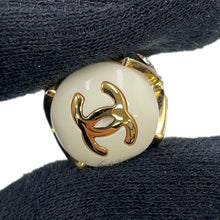 将图像加载到图库查看器中，CHANEL CC Logo EarringABH727-B24313-U9887 Gold Plated Rhinestone
