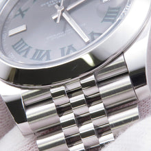将图像加载到图库查看器中，ROLEX Datejust W41mm Stainless Steel Slate Dial126300

