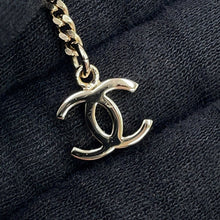 Load image into Gallery viewer, CHANEL CC Logo NecklaceABG558-B22262-U4305 Gold Plated Leather Rhinestone Faux Pearl

