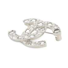 将图像加载到图库查看器中，CHANEL CC Logo BroochABF230-B19947-NAFRM Metal Rhinestone Faux Pearl
