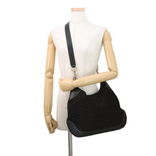 Load image into Gallery viewer, GUCCI GUCCI B Shoulder Bag Black834981 Micro GG Suede Leather Size Small
