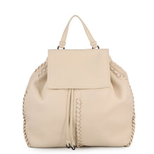 Load image into Gallery viewer, Bottega Veneta Cervo Backpack Ivory Leather
