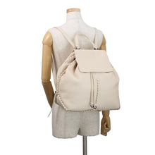 Load image into Gallery viewer, Bottega Veneta Cervo Backpack Ivory Leather
