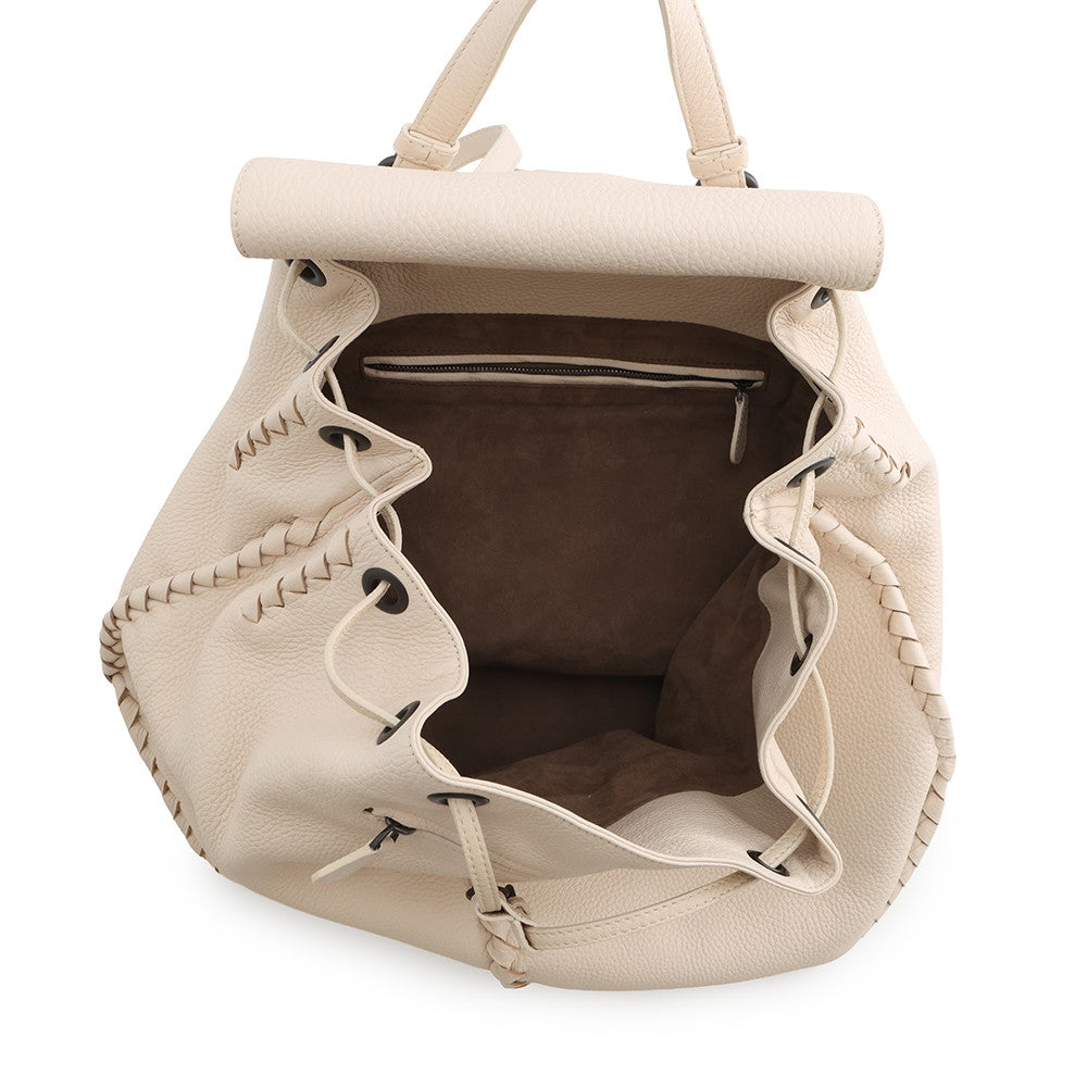 cervo leather backpack Bottega Veneta Ivory Our essential design for this season Cervo leather backpack | eBay
