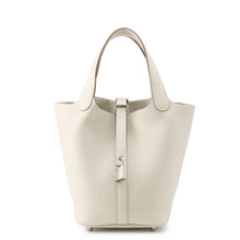 Load image into Gallery viewer, HERMES Picotin Lock Craie Taurillon Clemence Size PM
