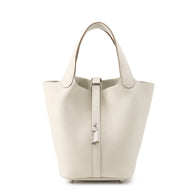 HERMES Picotin Lock Craie Taurillon Clemence Size PM